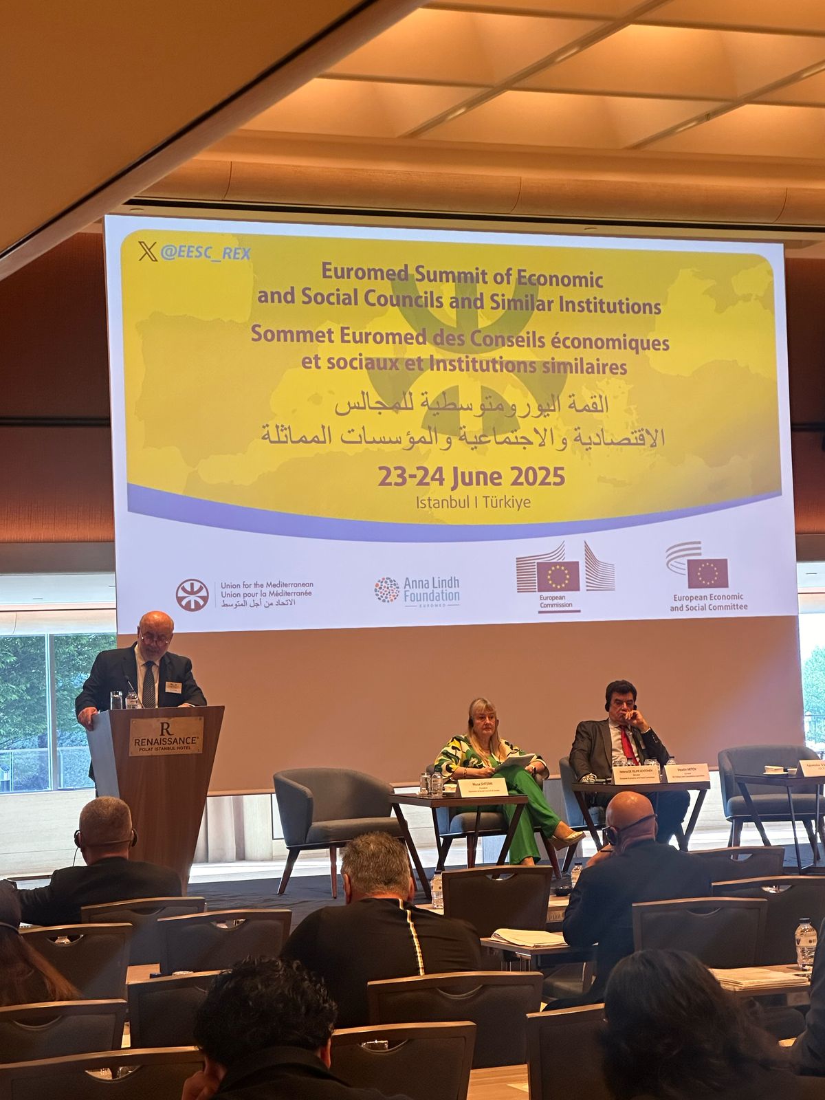 Participation de l'Union des Conseils Économiques et Sociaux Arabes et Institutions Similaires au Sommet Euro-Méditerranéen des Conseils économiques et sociaux et institutions similaires 2025