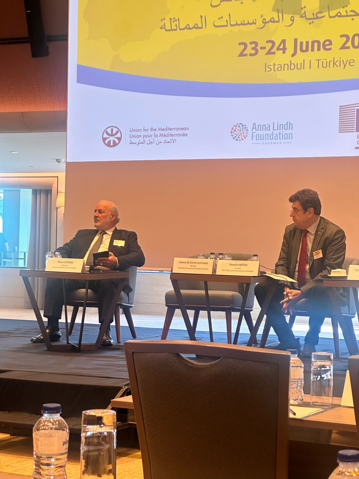 Participation de l'Union des Conseils Économiques et Sociaux Arabes et des Institutions Similaires (UAESCSI) au Sommet Euro-méditerranéen des Conseils Économiques et Sociaux et des institutions Similaires en 2025