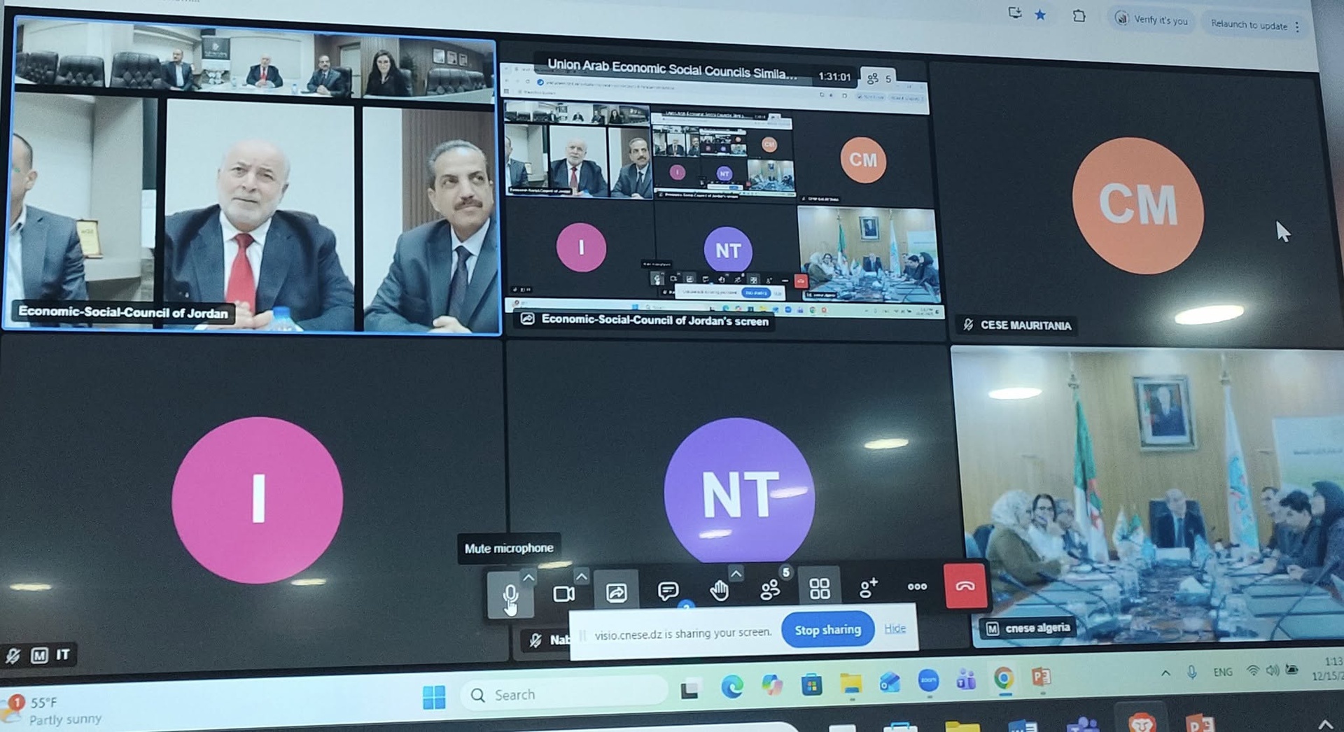 Organisation d’une Journée d’étude sur le thème : « La sécurité hydrique et la sécurité énergétique dans le monde arabe » et élaboration des deux rapports au cours du premier trimestre 2026