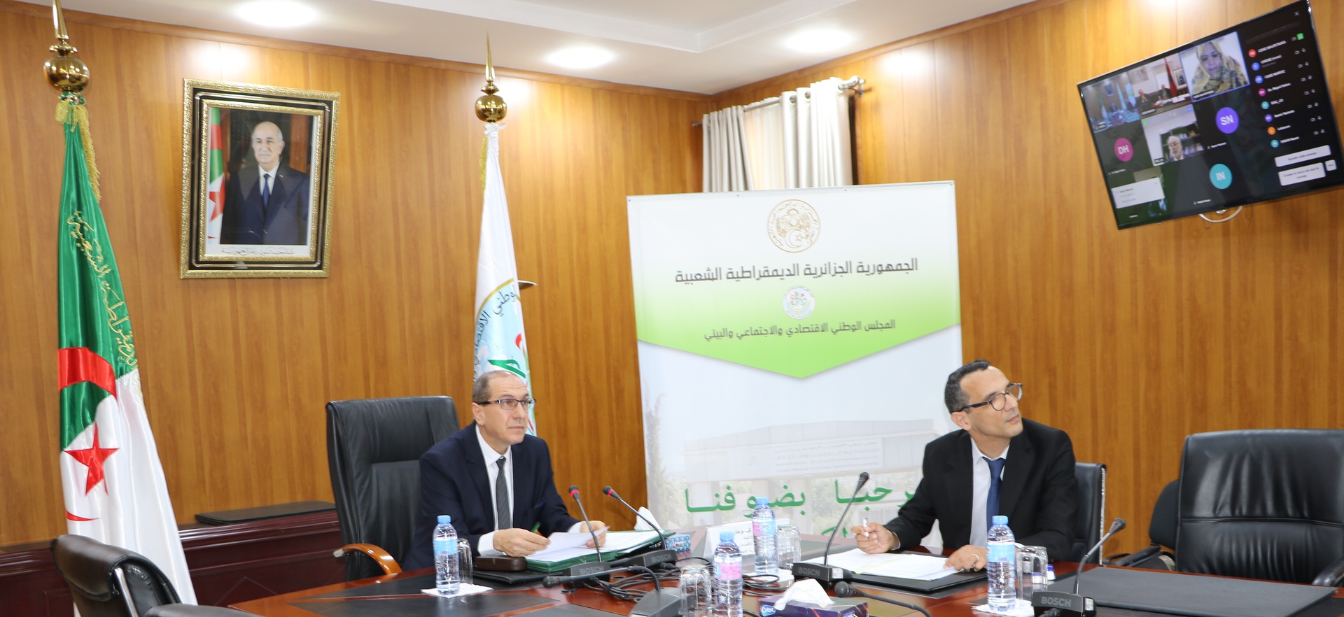 Organisation du Conseil d’Administration de l’Union des Conseils Économiques et Sociaux Arabes et les Institutions Similaires,par visioconférence